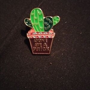 NWOT cactus enamel pin